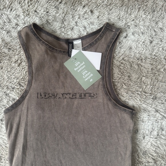 H&M Taupe Ribbed Tank Top - Picture 8 of 8